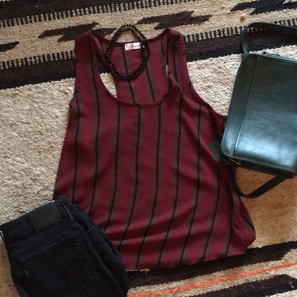 Striped tank top